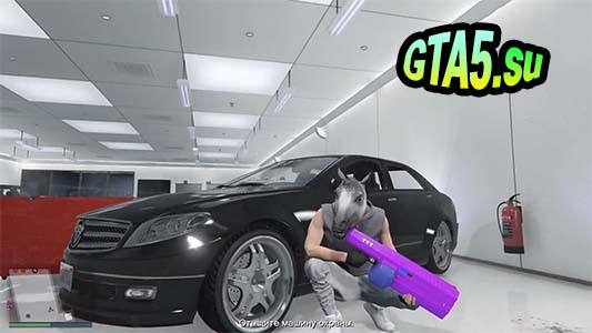 Конь у машины в GTA 5 Online