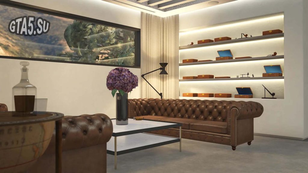 Уютная сигарная комната