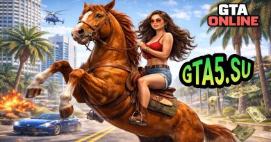 Люсия из GTA 6 на коне в ГТА Онлайн